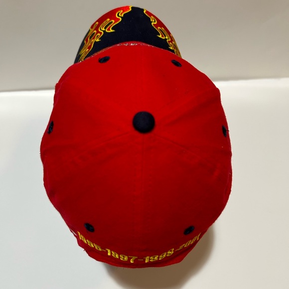 Jeff Gordon #24 2001 Winston Cup Champion Hat Cap Chase Authentics Flames NASCAR - Picture 8 of 10